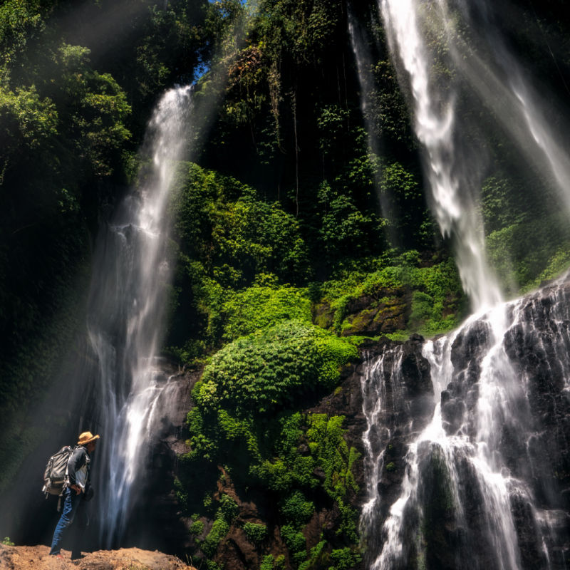 Waterfall in Munduk North Bali