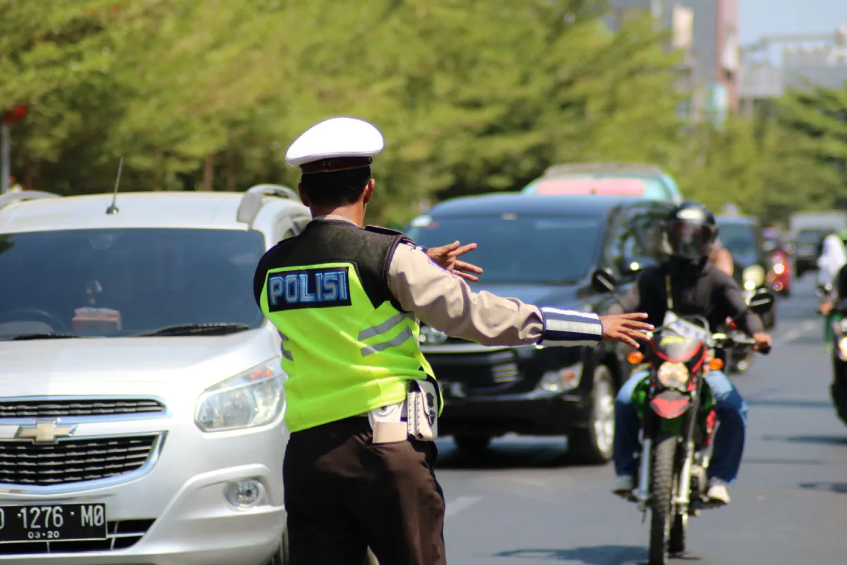 Traffic Officer in Indonesia