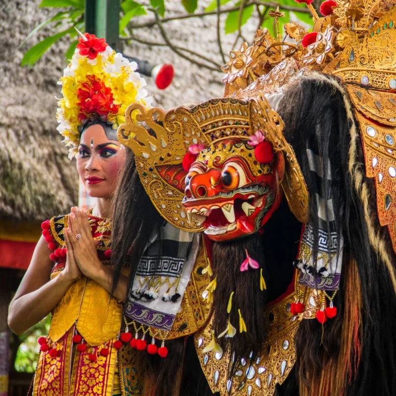 Barong Dancers in Bali