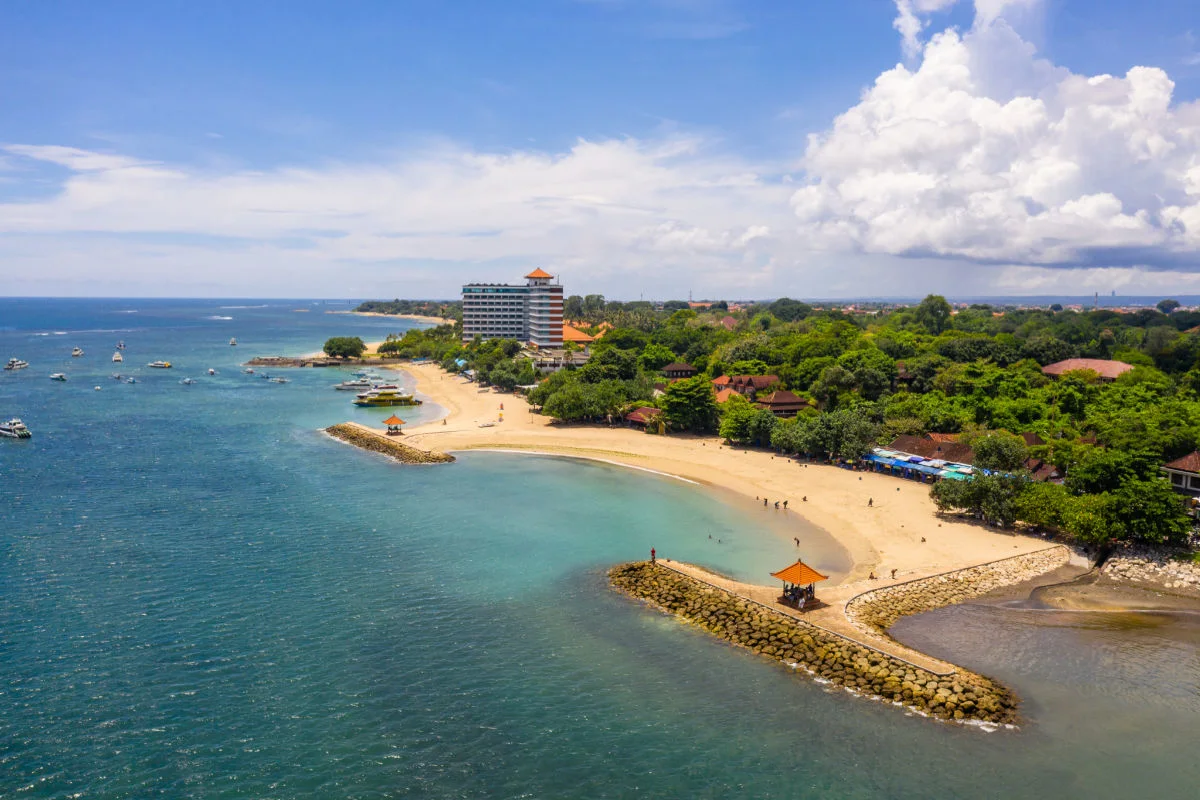 View of Sanur in Bali