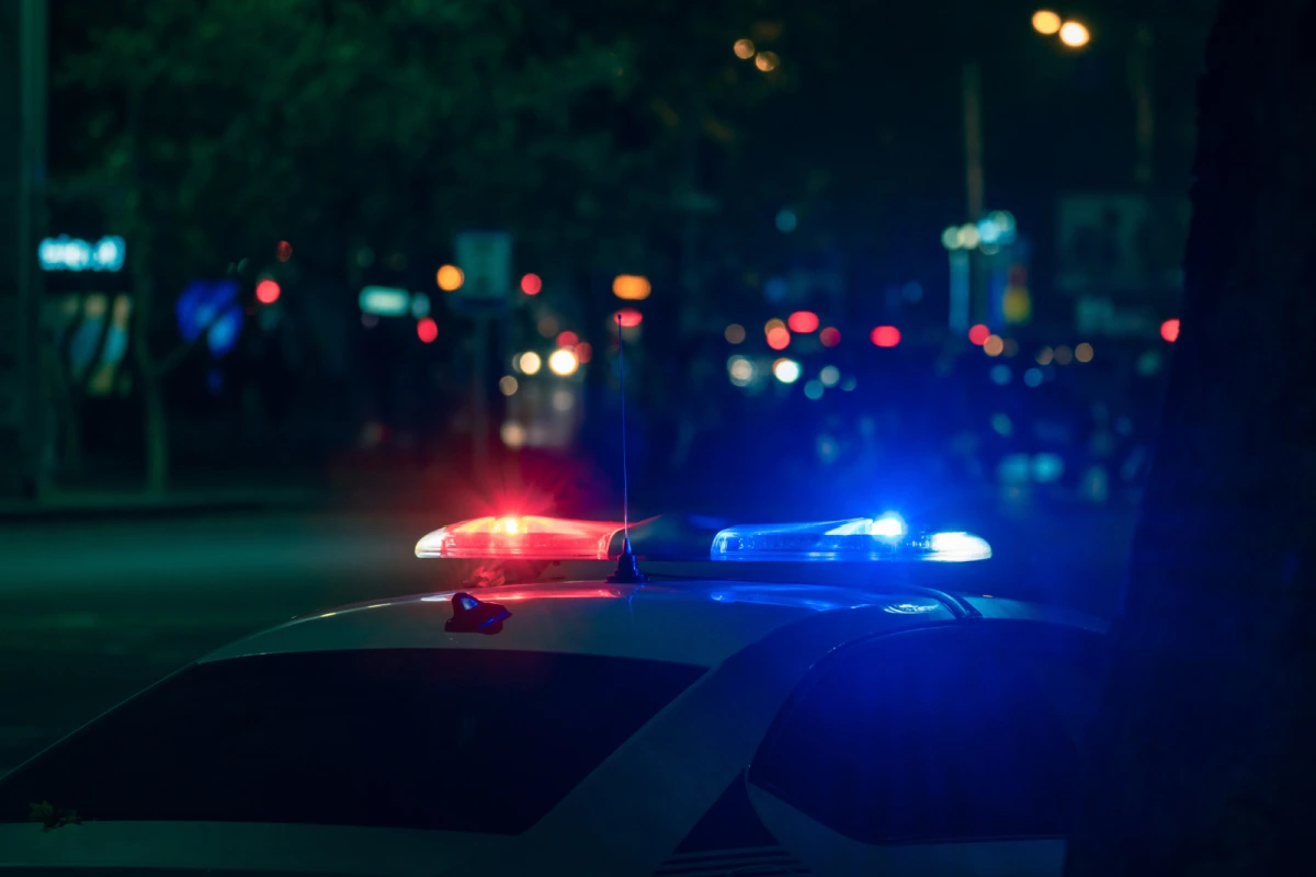 Police Car Lights at Night in Bali.jpg