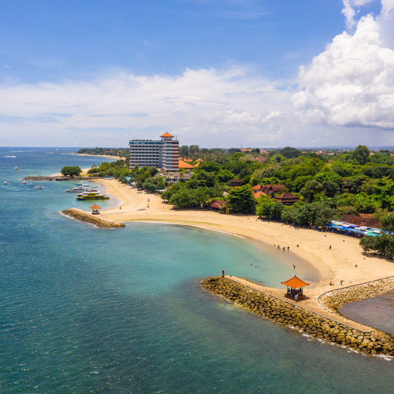 View of Sanur in Bali