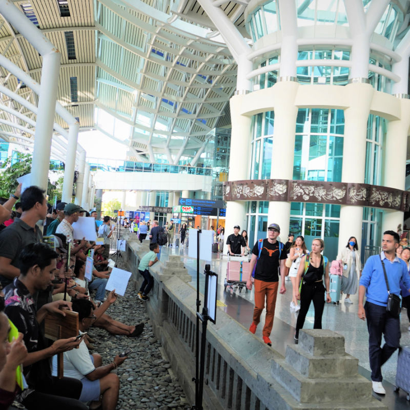Bali Airport Arrivals Area