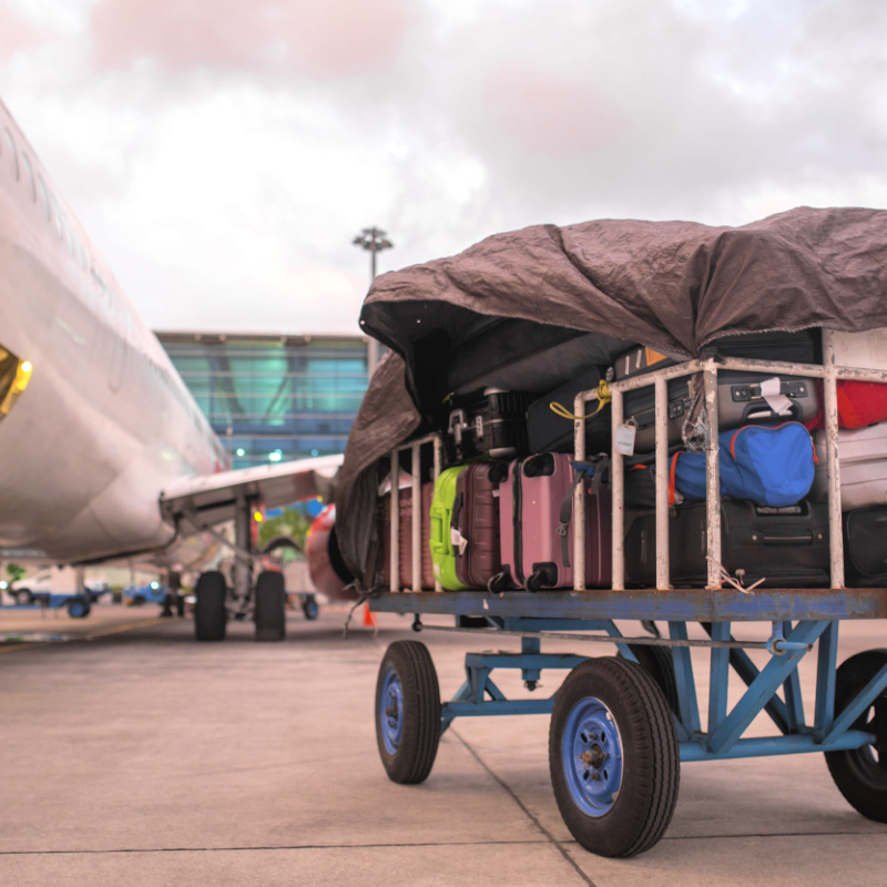 Luggage To Be Boarded Onto Plane at Bali Airport.jpg