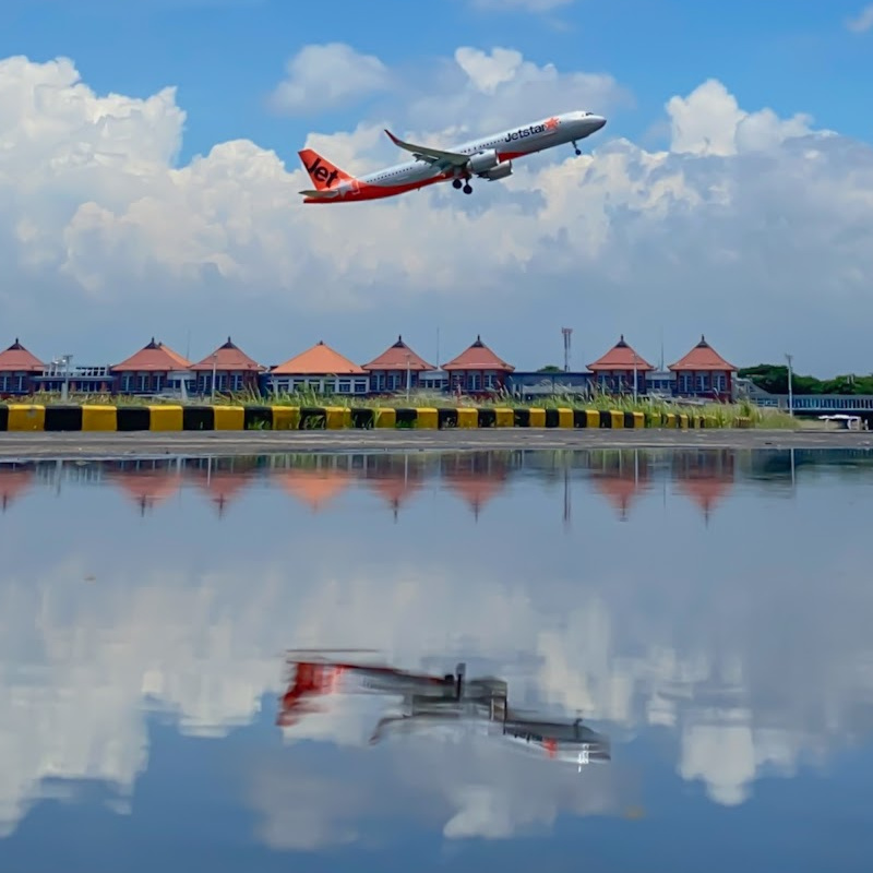 Plane Takes Off From Bali Airport