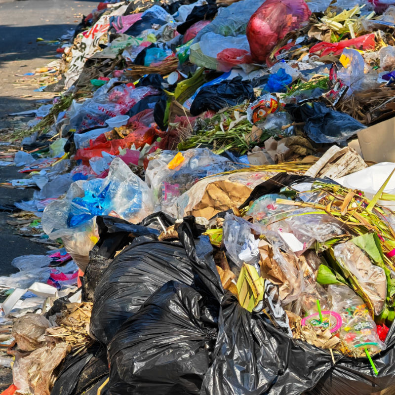 Trash in Bali
