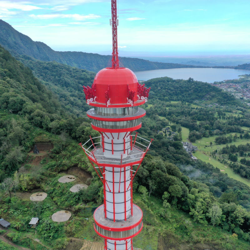 Turyapada Tower in Bedugul Bali