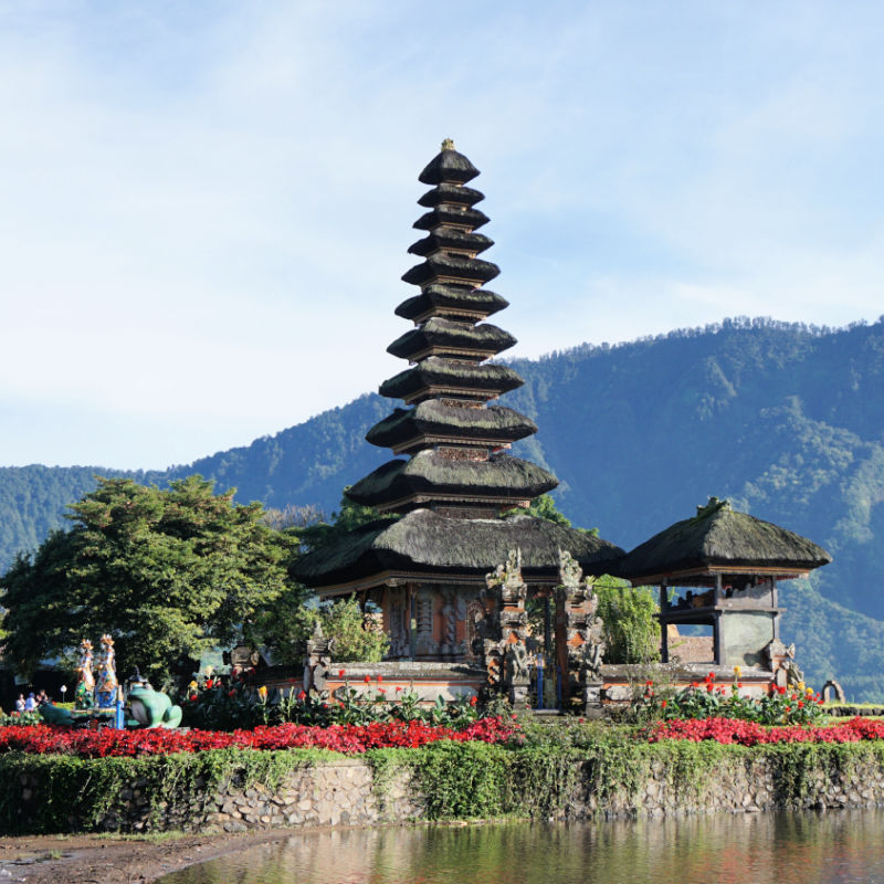 Ulun Danu Beratan Temple in Bedugul Bali