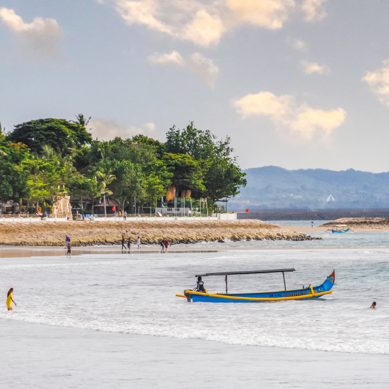 View of Canggu Coast in Bali
