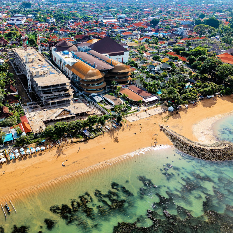 View of Sanur in Bali