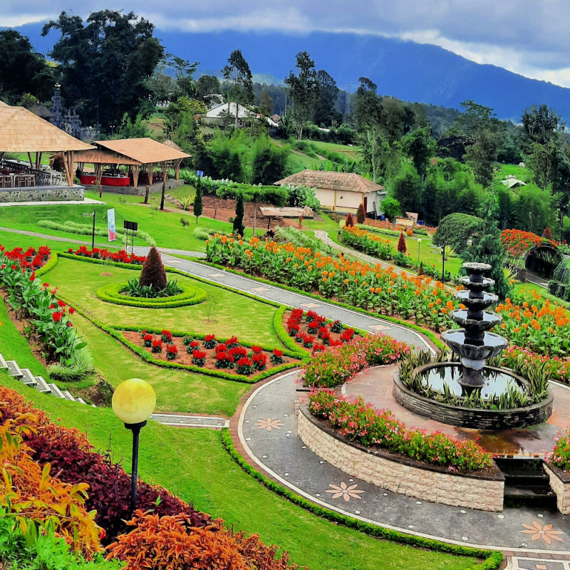 View of The Blooms Garden in Bali