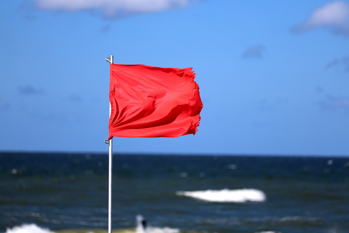 Red Flag at Beach in Bali.jpg
