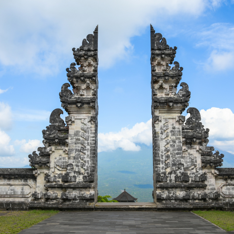 Gate at Bali Temple