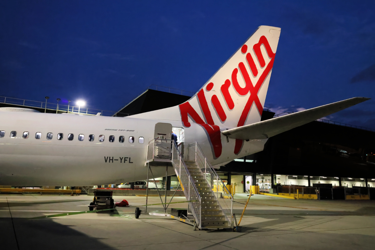 Virgin Australia Plane at Bali Airport.jpg