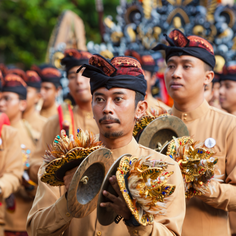 Parade at Bali Arts Festival in Denpasar