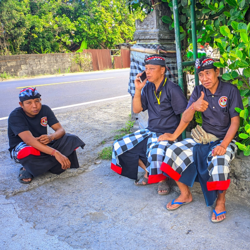 Pecalang in Bali