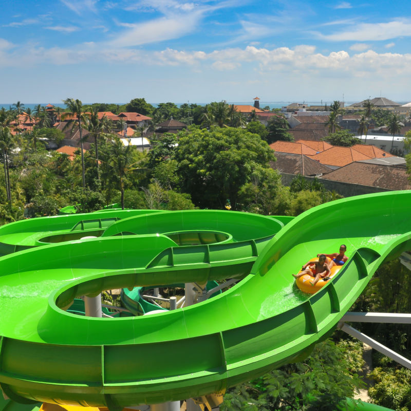 Slide at Waterbom Bali