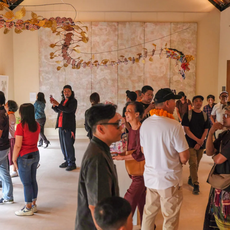 View of Gallery At Ginting Insititue In Canggu Bali