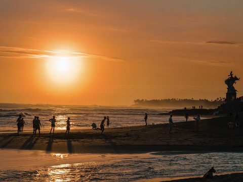 The Bali Sun Sunset